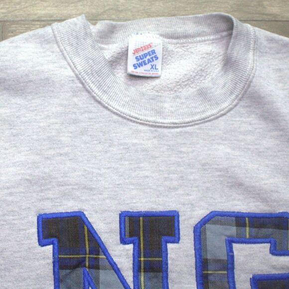 Vintage NG Spartans Jerzees Super Sweats Crewneck Sweatshirt Size XL - Picture 3 of 6